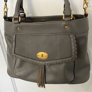 Western style Rosetti purse, taupe/light gray